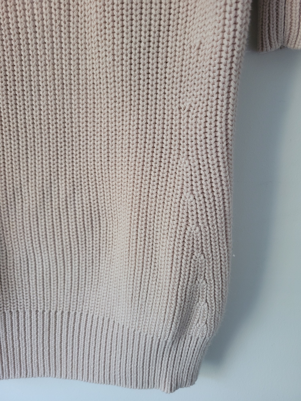 Talbots Pink Ribbed Knit Top Size M - Picture 5 of 5